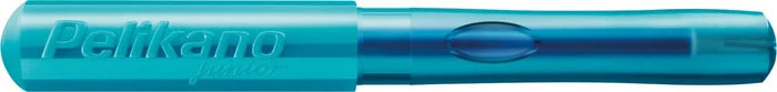 Pelikan Pelikano Junior türkis, linke Hand, Faltschachtel
