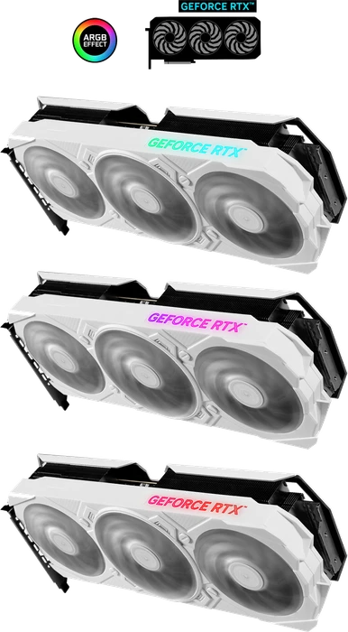 KFA2 GeForce RTX 4070 Ti EX Gamer White, 12GB GDDR6X, HDMI, 3x DP