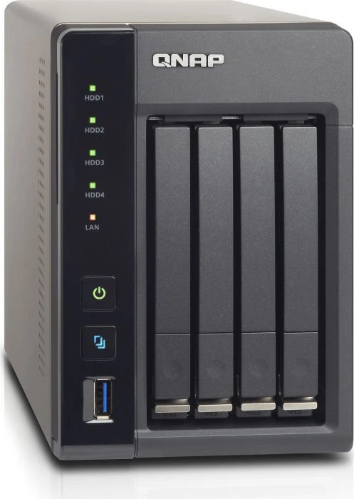 QNAP Turbo Station TS-453S Pro, 4GB RAM, 2x RJ-45 1000Base-T, 3x USB-A 2.0