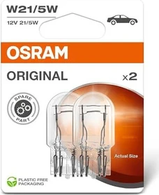 Osram Original W21/5W, 2er-Pack Blister