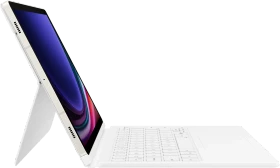 Samsung EF-DX725 Book Cover Keyboard mit AI-Taste für Galaxy Tab S9 / S9 FE / S10 FE, weiß, DE