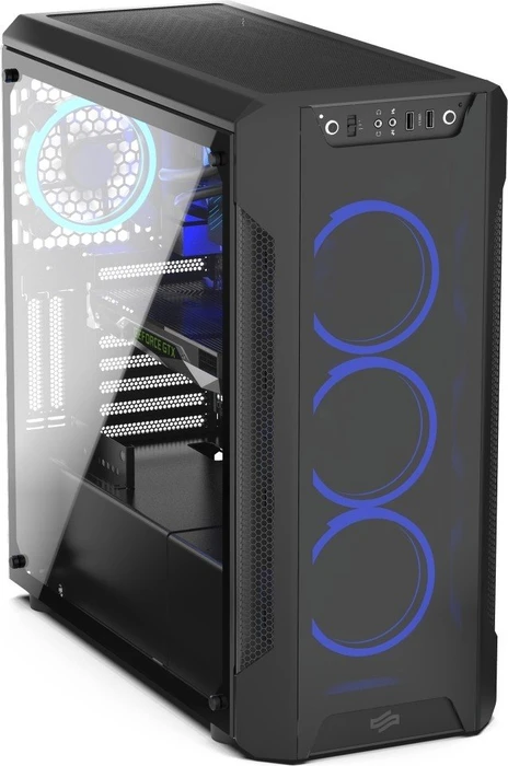 Endorfy SilentiumPC Armis AR7X TG RGB, Glasfenster