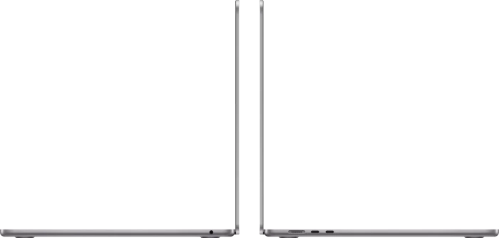 Apple MacBook Air 15", Space Gray, M2 - 8 Core CPU / 10 Core GPU, 8GB RAM, 256GB SSD, DE [2023]