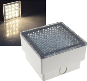 ChiliTec BRIKX 10 Pflasterstein LED Bodenleuchte 10x10cm warmweiß