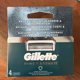 Gillette Intimate Rasierklinge, 4 Stück