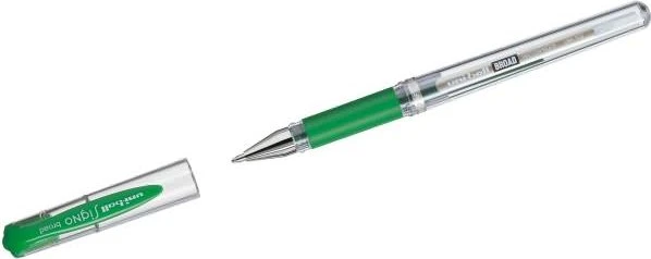 Uni-Ball Signo Broad UM-153 Gelroller (Mine) grün/transparent