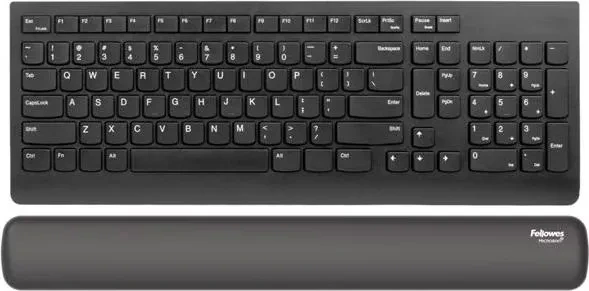 Fellowes Breyta Keyboard Wrist Rest, Handballenauflage (Tastatur), schwarz