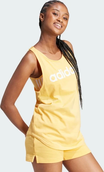 adidas Loungewear Essentials Loose Logo Funktionsshirt ärmellos semi spark/white (Damen)
