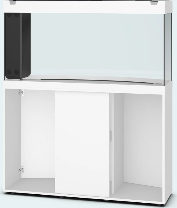 Juwel Vision 260 LED Aquarium-Set mit Unterschrank, weiß/weiß, 260l