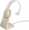 Jabra Evolve2 65 Mono USB-C UC with Charging Stand beige Vorschaubild