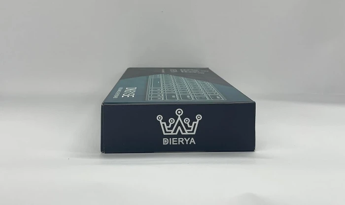 Dierya DK61SE, schwarz, LEDs grün, BROWN Switches, USB, US
