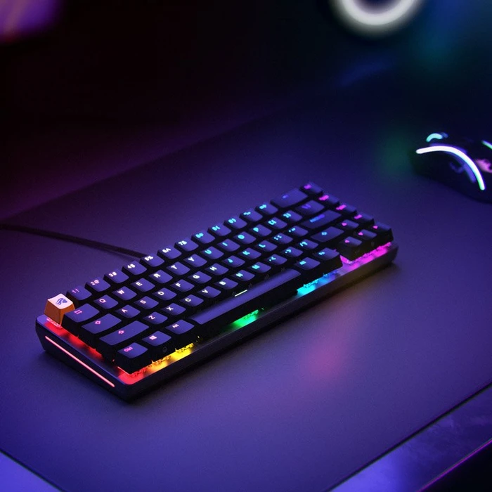 Glorious GMMK 2 Compact, 65%, schwarz, LEDs RGB, Glorious Fox Linear, USB, ES