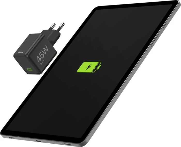 Hama GaN Schnellladegerät Super-Mini, USB-C, 1x USB-C, 45W, schwarz