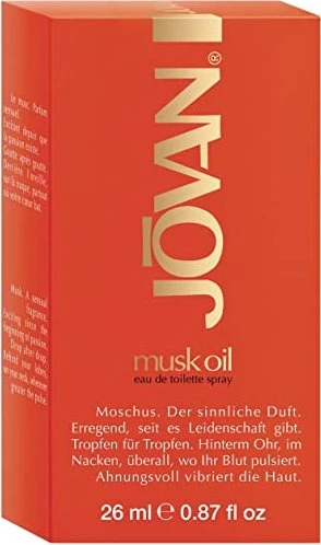 Jovan Musk Oil For Women Eau de Toilette, 26ml