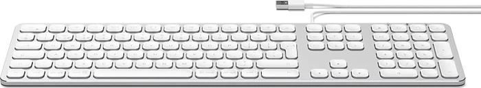 Satechi Aluminium Wired Keyboard, silber, USB, DE