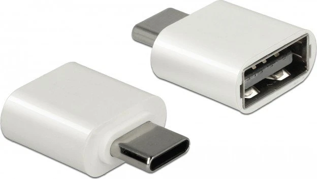 DeLOCK Optische 4-Tasten Desktop Maus, USB + USB-C-Adapter