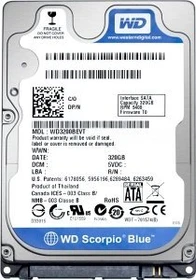 Western Digital WD Scorpio Blue 500GB, 2.5" / SATA 3Gb/s
