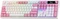 Redragon Terraflare K762 Pro Wireless, White & Pink, LEDs RGB, Mint Mambo, USB/Bluetooth, US Vorschaubild