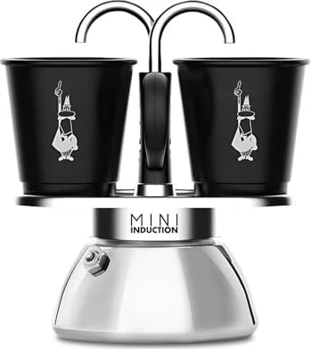 Bialetti Set Mini Express Induction Espressokanne schwarz