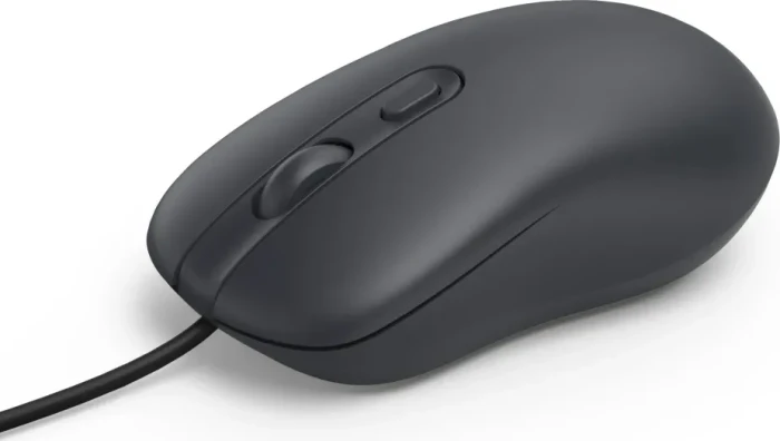 Hama CM-200 Silent 4-Button Mouse schwarz, USB