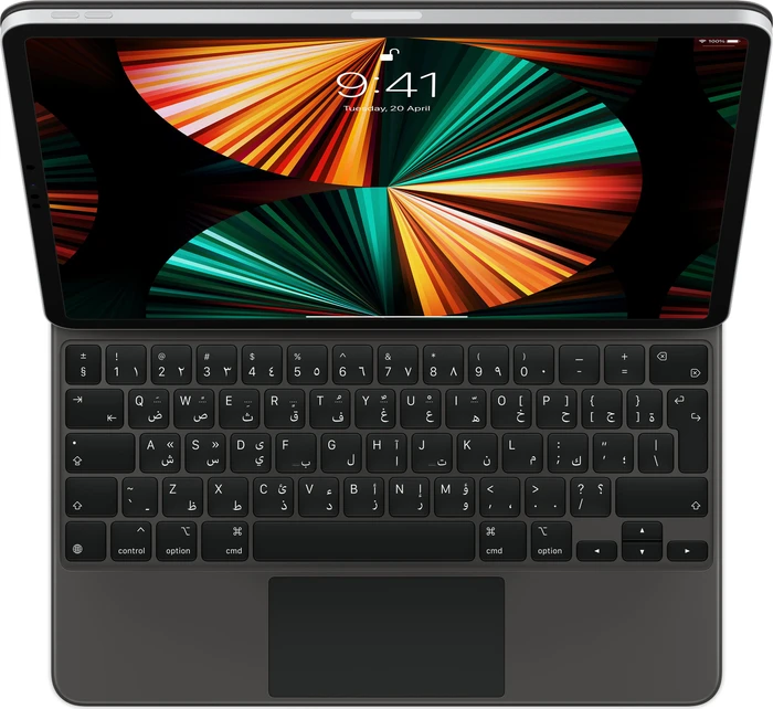 Apple Magic Keyboard für iPad Pro 12.9", schwarz, Arabisch/EN