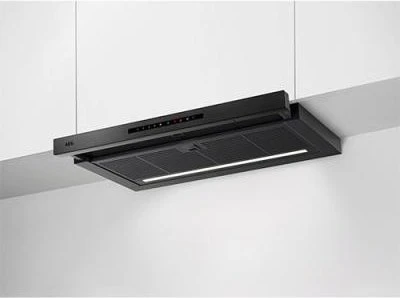 AEG Electrolux 7000 SilenceTech DFH 8661 S Flachschirm-Dunstabzugshaube mattschwarz