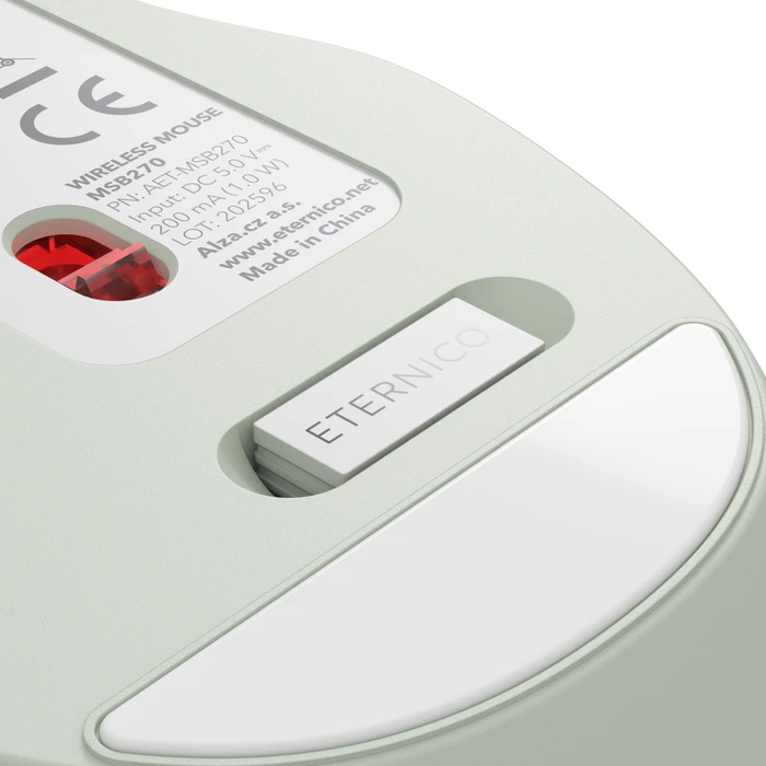 Eternico MSB270 Wireless Office Mouse hellgrün, USB/Bluetooth