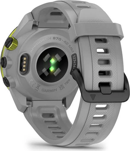 Garmin Approach S70 42mm GPS-Golfuhr black ceramic/powder grey