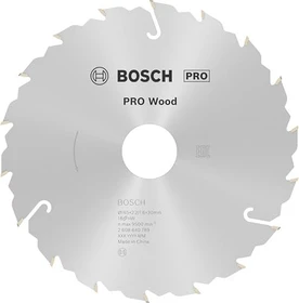 Bosch Professional Speedline Wood Kreissägeblatt 18Z, 165x2.2x30mm, 1 Stück