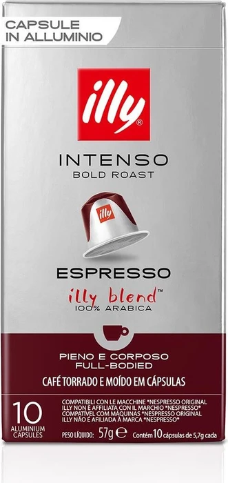 illy Espresso Intenso intensive Röstung Kaffeekapseln, 10 Stück