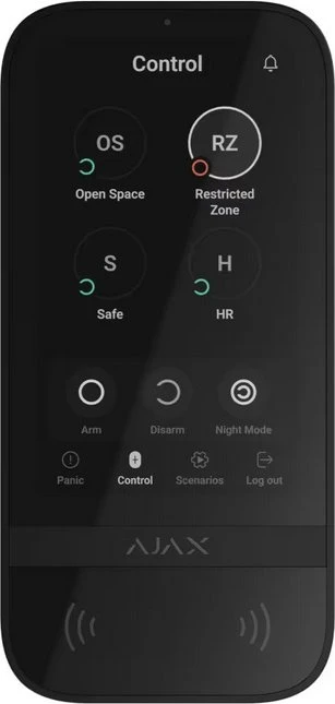 Ajax KeyPad TouchScreen