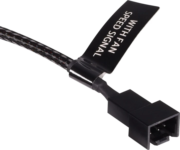 Alphacool 3-Pin auf 2x 3-Pin Verteiler, 60cm, schwarz