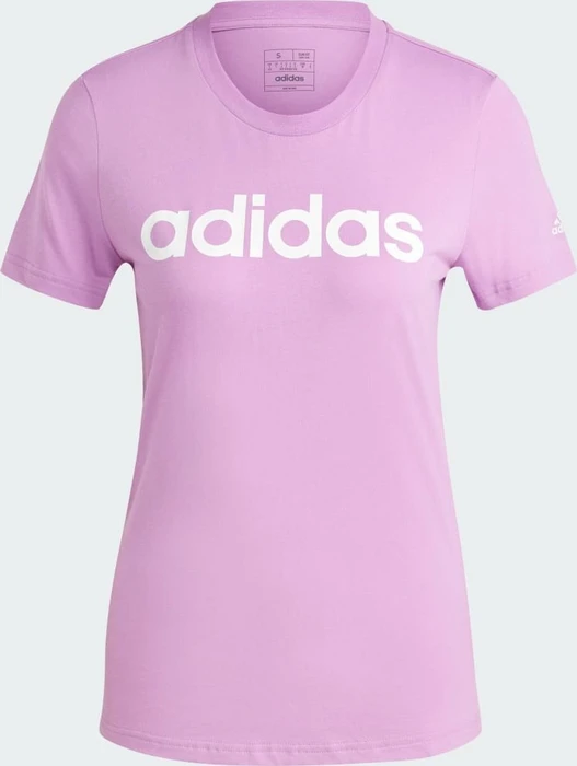 adidas Loungewear Essentials Slim Logo T-Shirt kurzarm preloved purple (Damen)