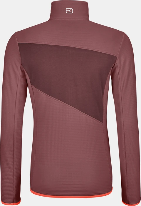 Ortovox Fleece Grid Funktionsjacke mountain rose (Damen)