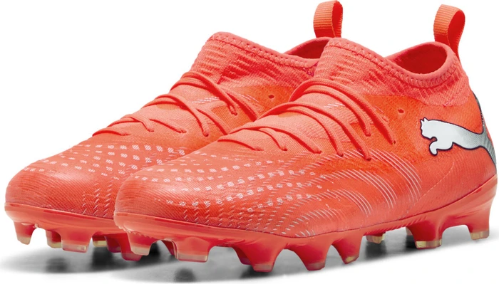 Puma Future 9 Match FG/AG glowing red/puma white/puma black/puma silver (Junior)