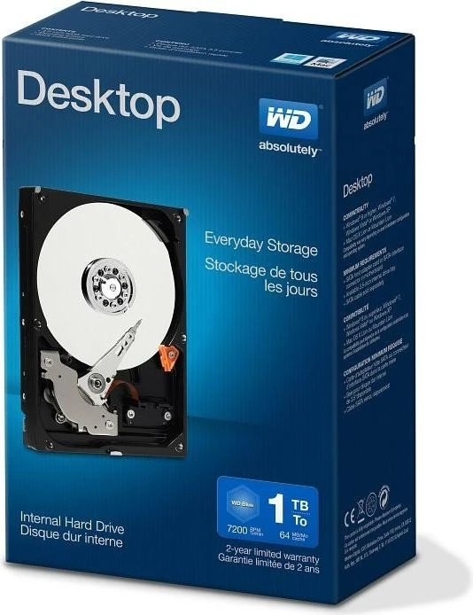 Western Digital WD Desktop Everyday 1TB, 3.5" / SATA 6Gb/s, retail