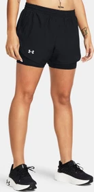 Under Armour Fly By 2-in-1 Laufhose kurz black/reflective (Damen)