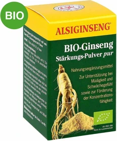 Alsiginseng Bio-Ginseng Stärkungspulver pur, 30g
