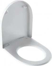 Geberit iCon WC-Sitz, Absenkautomatik, Quick-Release, weiß/glänzend