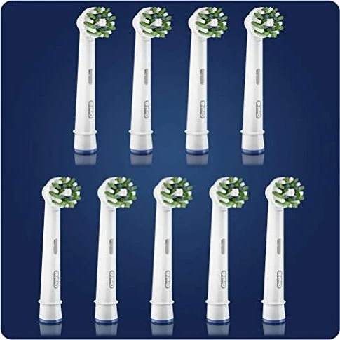 Oral-B CrossAction CleanMaximiser 3+3+3 Ersatzbürste weiß, 9 Stück