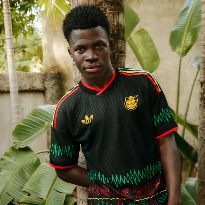 adidas Jamaika 26 x Bob Marley Authentic 2026 Auswärtstrikot kurzarm (Herren)