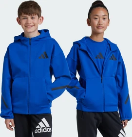 adidas Z.N.E. Zip Hoodie royal blue/black (Junior)