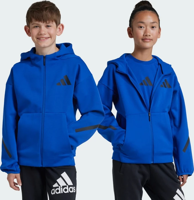 adidas Z.N.E. Zip Hoodie royal blue/black (Junior)