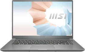 MSI Modern 15 A11SB-076, Urban Silver, Core i7-1165G7, 16GB RAM, 512GB SSD, GeForce MX450, DE
