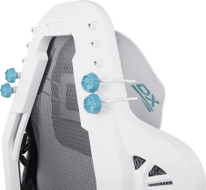 DXRacer Air Mesh Gamingstuhl, weiß/cyan