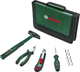 Bosch DIY Easy Starter Handwerkzeugset inkl. Tasche, 14-tlg.