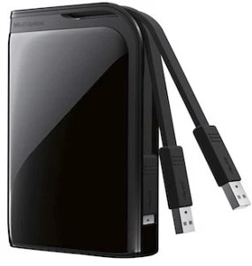 Buffalo MiniStation Extreme HD-PZU3, schwarz, 2TB, USB 3.0 Micro-B
