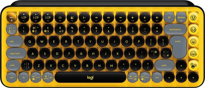 Logitech POP Keys Wireless Mechanical Keyboard, Logi Bolt, Blast, TTC BROWN, USB/Bluetooth, IT