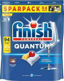 Finish Powerball Quantum All in 1 Citrus Geschirrspültabs, 94 Stück