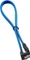 CableMod ModMesh Right Angle SATA 6Gb/s Kabel hellblau 0.3m, gewinkelt Vorschaubild